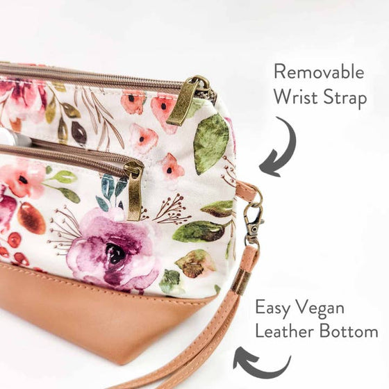 Spring Floral Small Trinity Project Bag