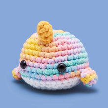   Pastel Narwhal Crochet Kit by The Woobles sold by Lift Bridge Yarns