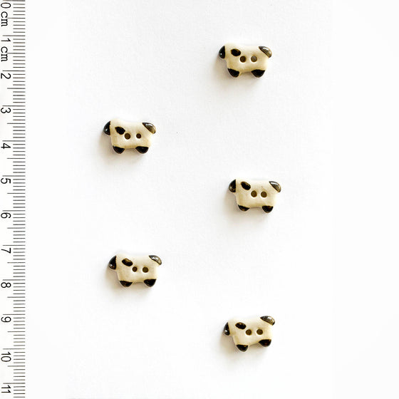 Tiny Ram Buttons | 5 ct