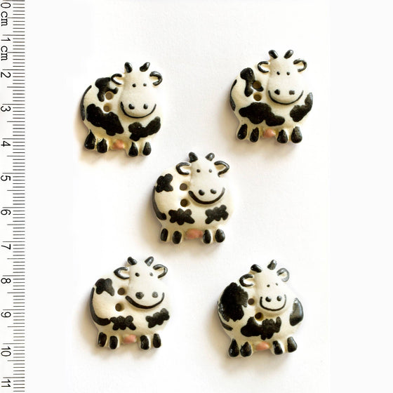 Cow Buttons | 5 ct