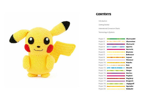 Pokémon© Crochet: Bring your favorite Pokémon to life with 20 cute knitting patterns