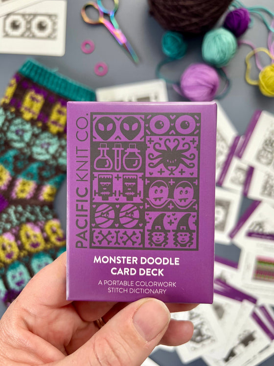  - Monster Doodle Deck (Half Deck) - Lift Bridge Yarns