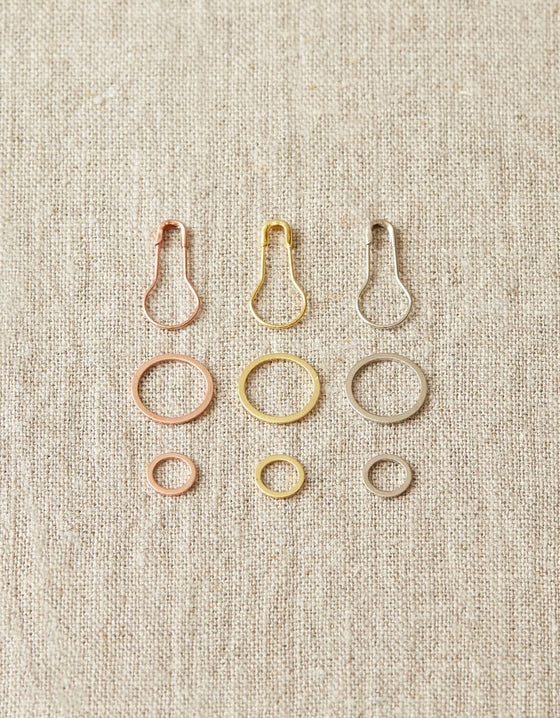  Stitch Markers | Precious Metal by Cocoknits sold by Lift Bridge Yarns