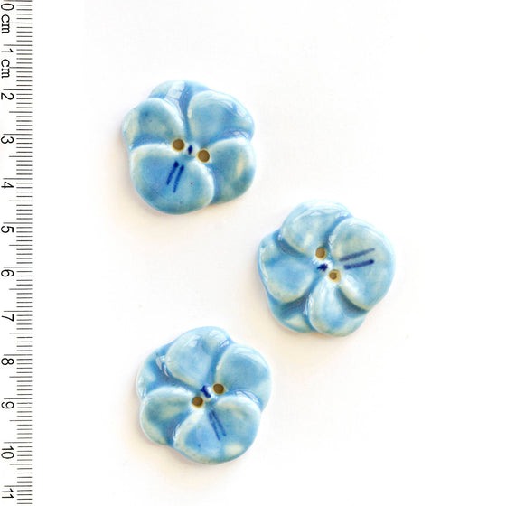 Blue Flowers | 3 ct