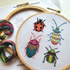 Beetle Collection Embroidery Kit