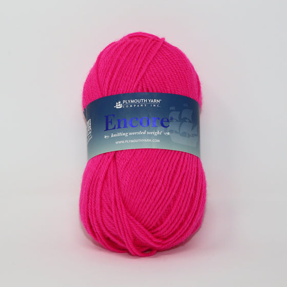 Plymouth Encore Worsted Petal Pink 9858