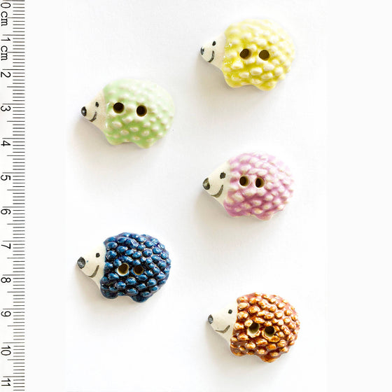 Hedgehog Buttons | 5 ct