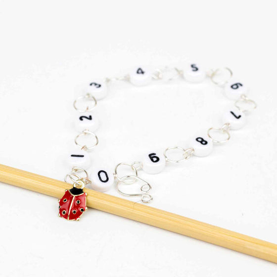 Ladybug Circle Chain Row Counter