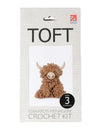  Morag the Highland Coo | Crochet Kit by TOFT sold by Lift Bridge Yarns